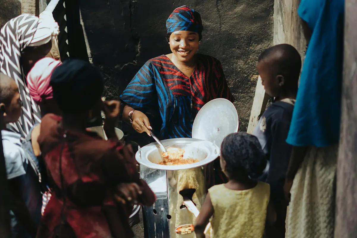 pranzo villaggio africa